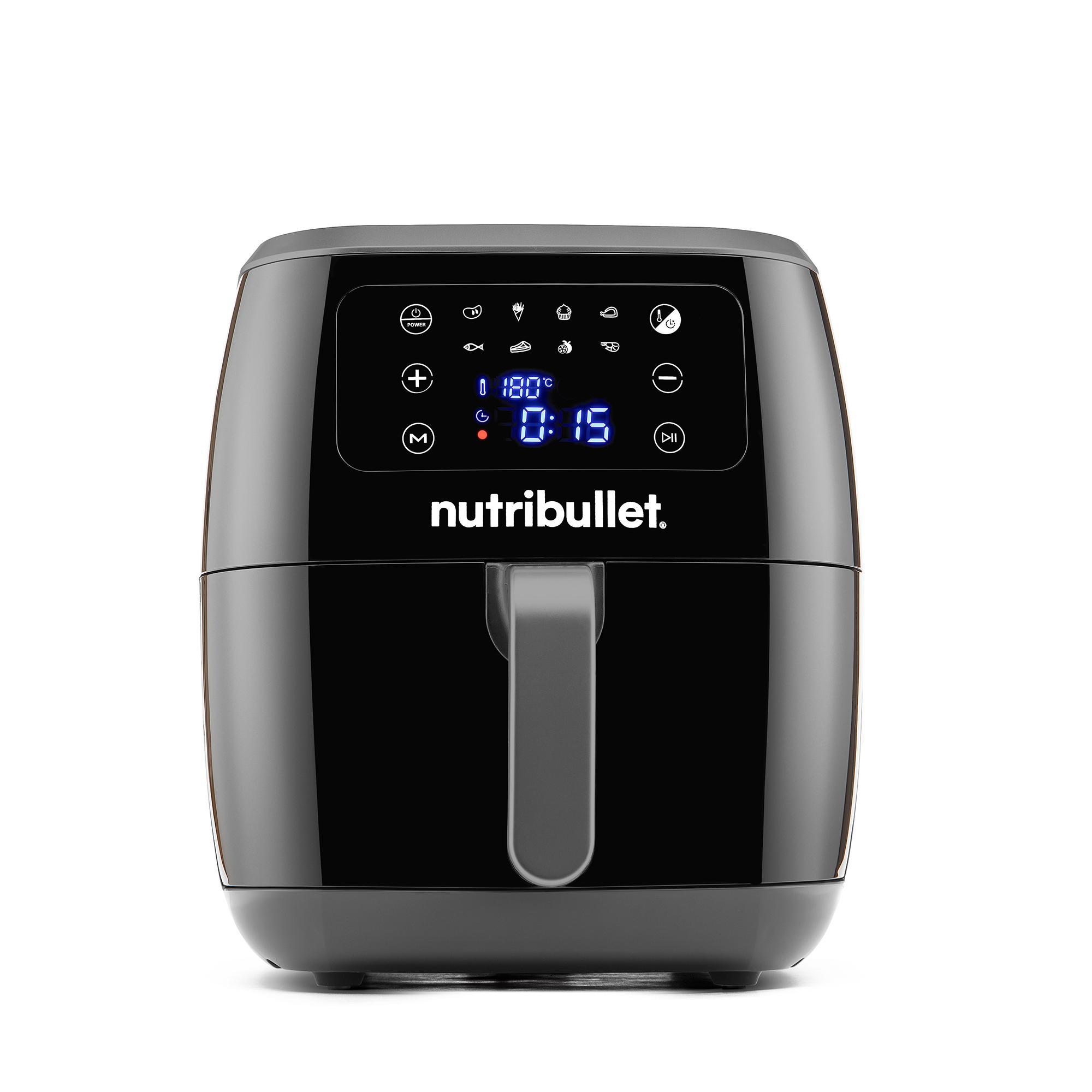 NutriBullet XXL Digital Air Fritureapparat 1800W Sort billede