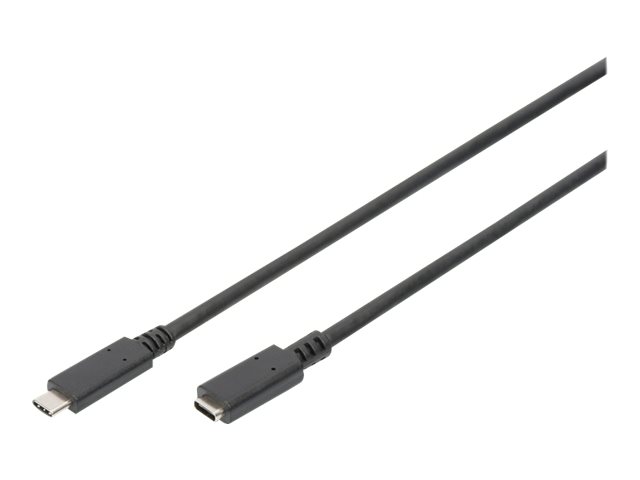 DIGITUS USB Type-C forlængerkabel 1.5m Sort