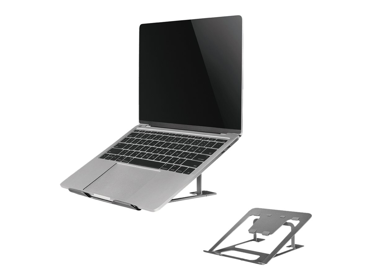 Laptop stander til bærbar 10–17" – Neomounts, foldbar og kompakt, grå