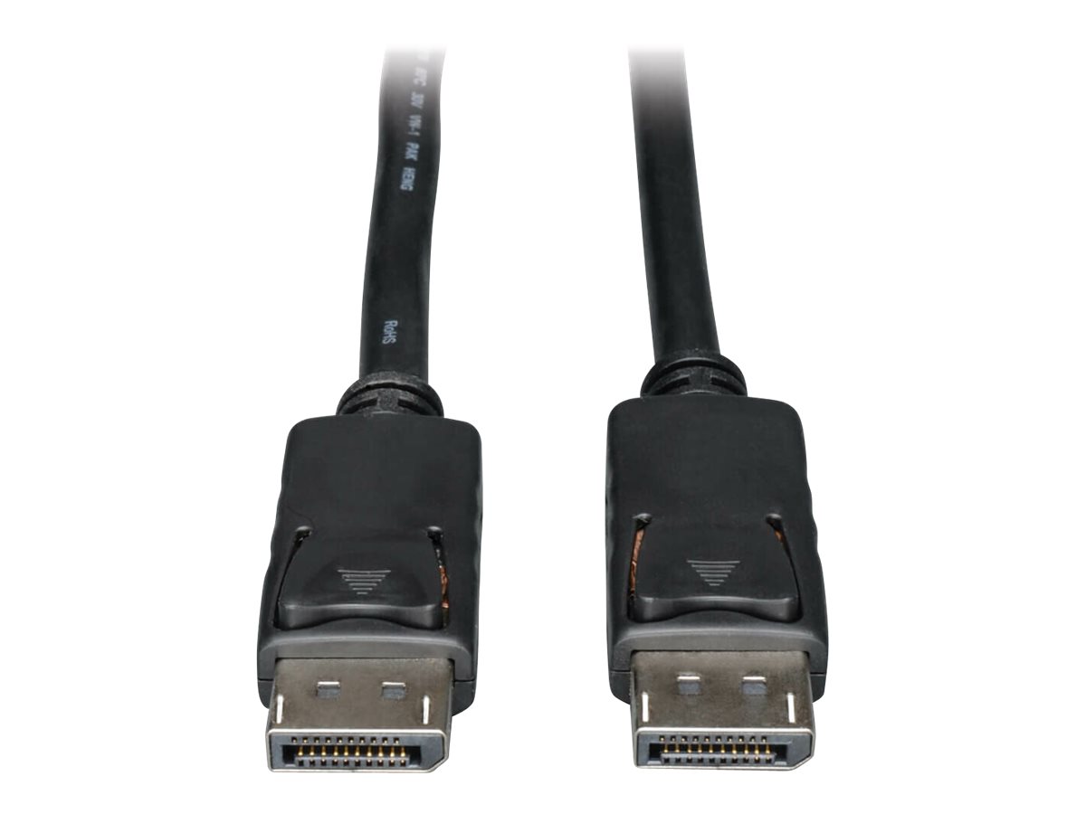 Eaton Tripp Lite Series DisplayPort Cable with Latching Connectors, 4K 60 Hz (M/M), Black, 1 ft. (0.31 m) DisplayPort kabel 30cm Sort