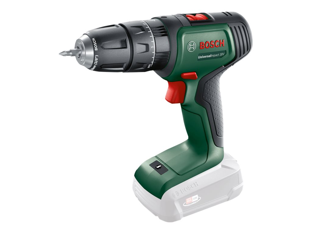 Bosch UniversalImpact Bore-/skruemaskine Batteridrevet Batteri og lader ikke inkluderet Nøgleløs borepatron