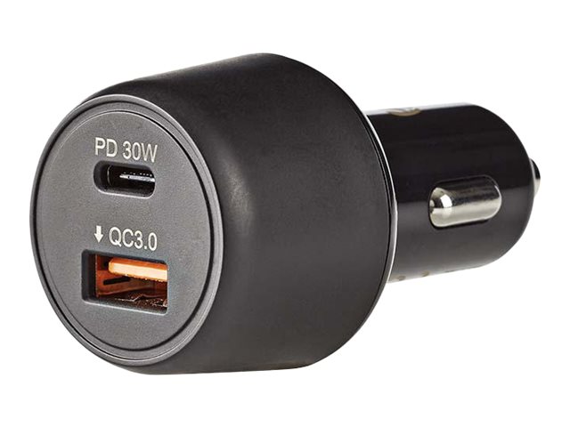 Biloplader | 2x 3,0 A | Antal output: 2 | Porttype: USB-A / USB-C | | 48 W | Automatisk Valgt Spænding | PD3.0 30W / QC3.0