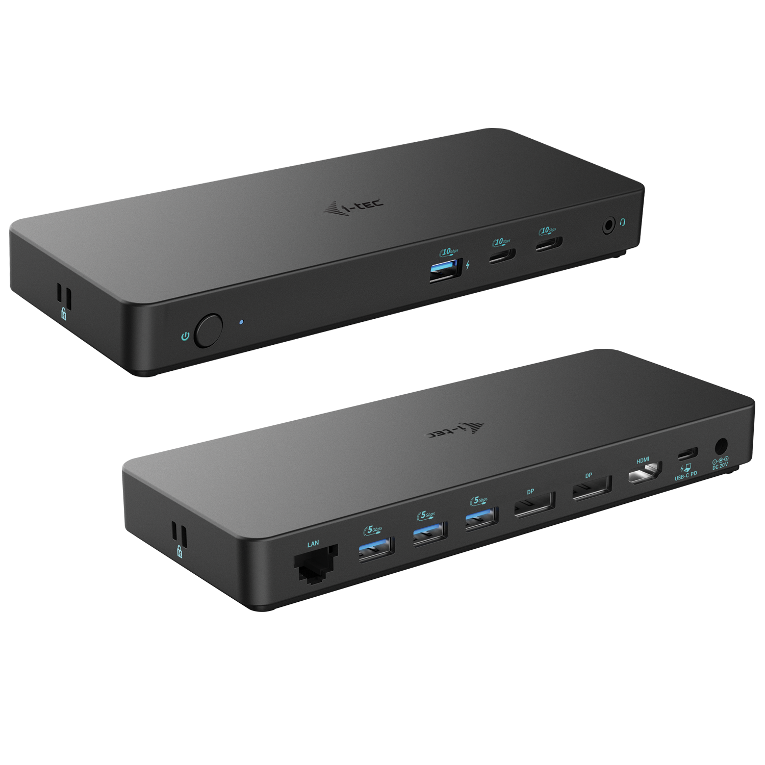I-Tec Docking Station - USB-C Gen 2 - 100W PD - HDMI 2-Port DP
