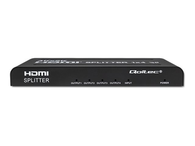 Qoltec Video-/audiosplitter 4 porte HDMI