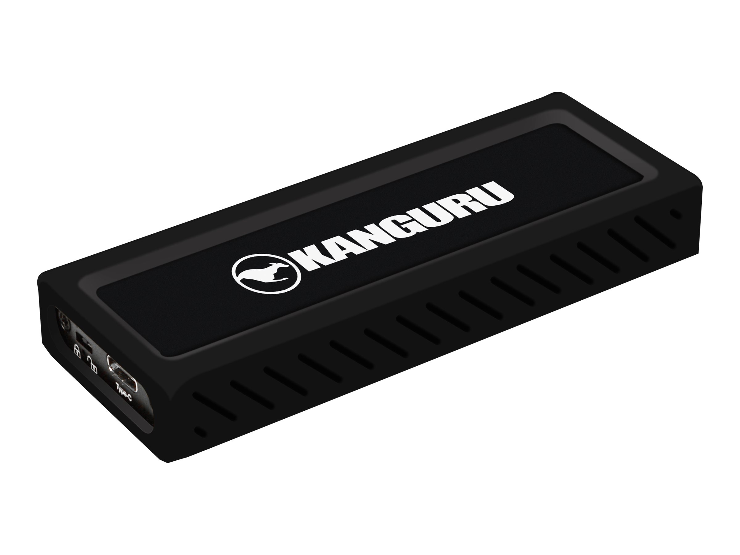 Kanguru UltraLock SSD SuperSpeed+ USB-C M.2 NVMe SSD with Physical Write Protect Switch U3-NVMWP 2TB M.2 USB 3.1 Gen 2