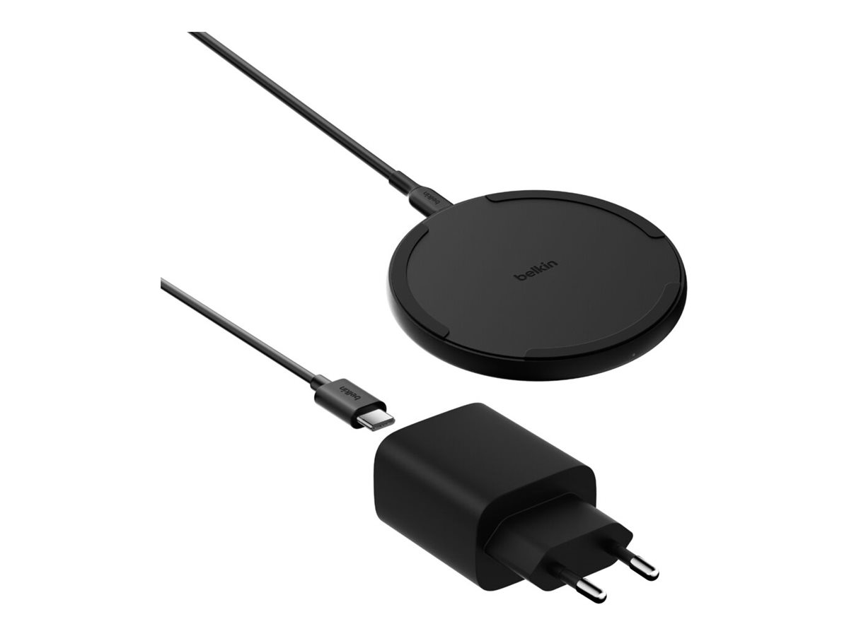 Belkin BoostCharge wireless charging pad - + AC power adapter - 15 Watt