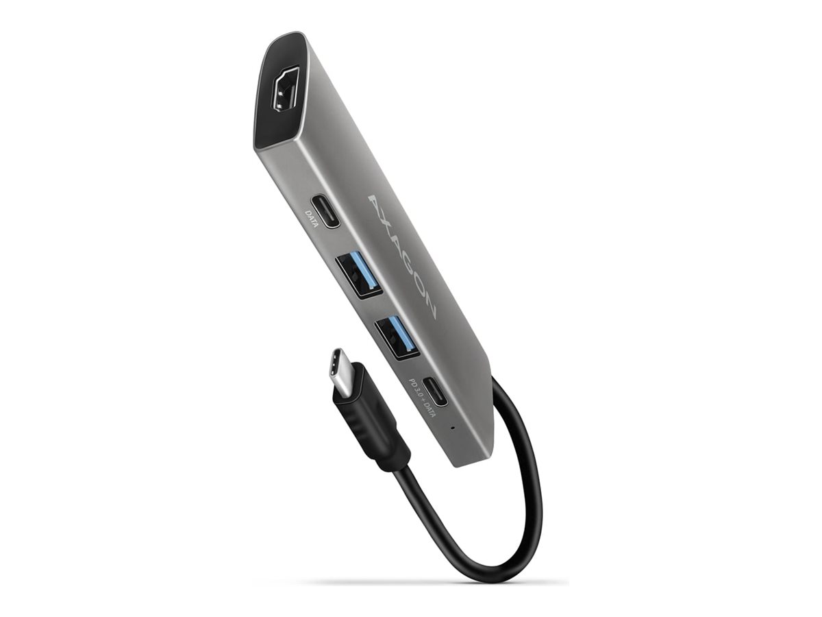 AXAGON HMC-5G21 - Dockingstation - for desktop, laptop, smartphone, tablet - USB-C 3.2 Gen 2 / USB4 / Thunderbolt 3 / Thunderbolt 4 / Thunderbolt 5 - HDMI