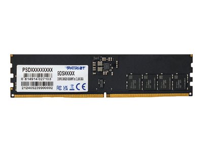 Patriot Signature Line DDR5 SDRAM 16GB CL52 On-die ECC DIMM 288-PIN