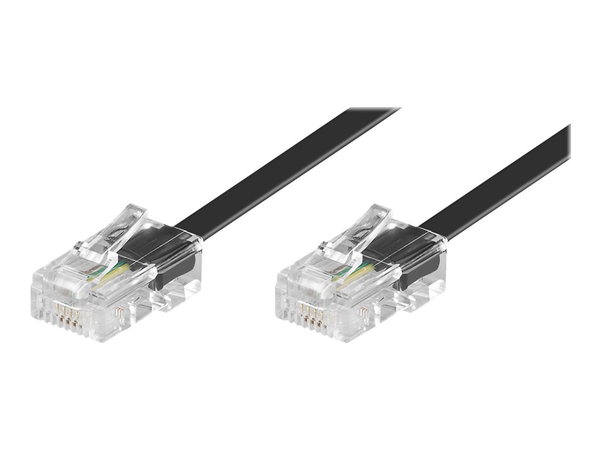 Pro ISDN modular cable - Sort - 3m