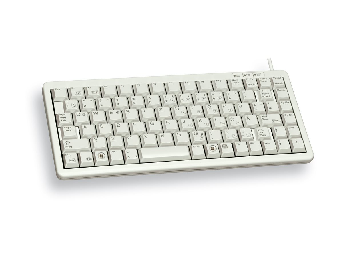 CHERRY Compact-Keyboard G84-4100 Tastatur Mekanisk Kabling Tysk
