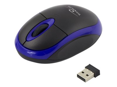 Titanum VULTURE Optisk Trådløs Sort Blå