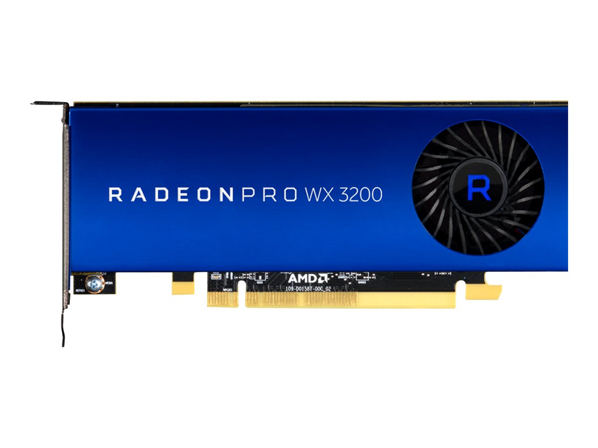 AMD Radeon Pro WX 3200, Radeon Pro WX 3200, 4 GB, GDDR5, 128 Bit, 7680 x 4320 pixel, PCI Express x16 3.0