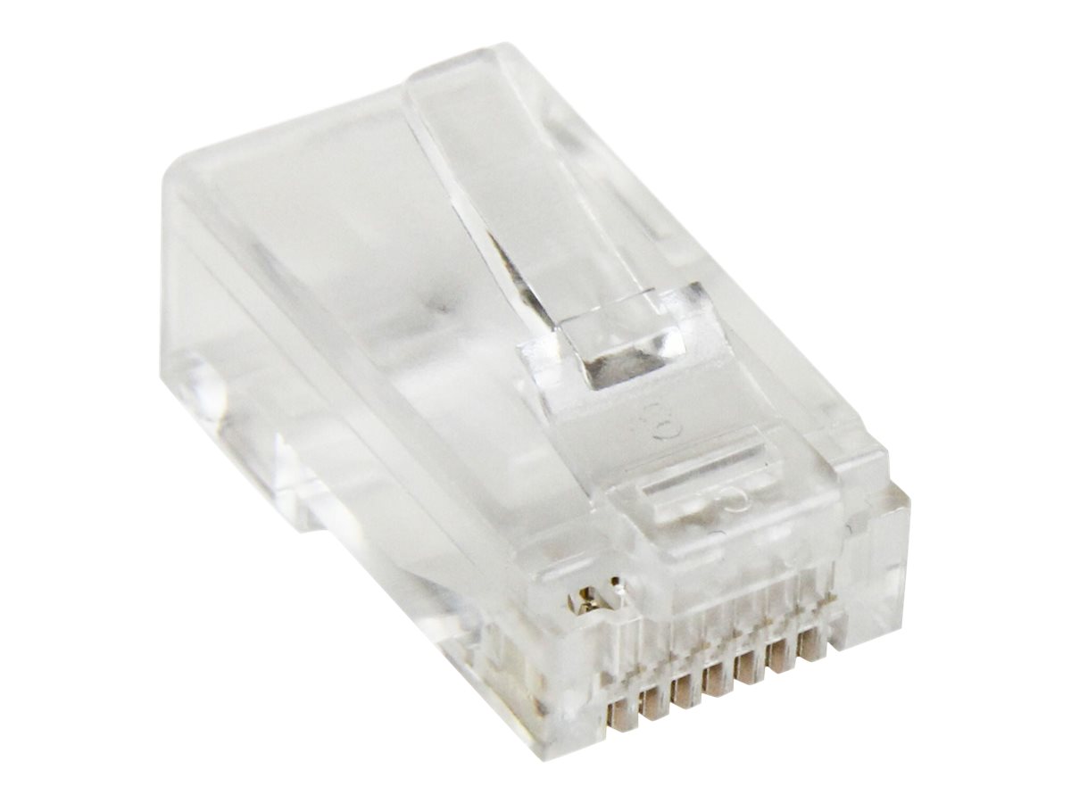 StarTech.com Cat5e RJ45 Stranded Modular Plug Connector - 50 Pkg - Bulk Cat 5e Plugs - 50x RJ45 Ends (CRJ4550PK) CAT 5e Netværk-konnektor