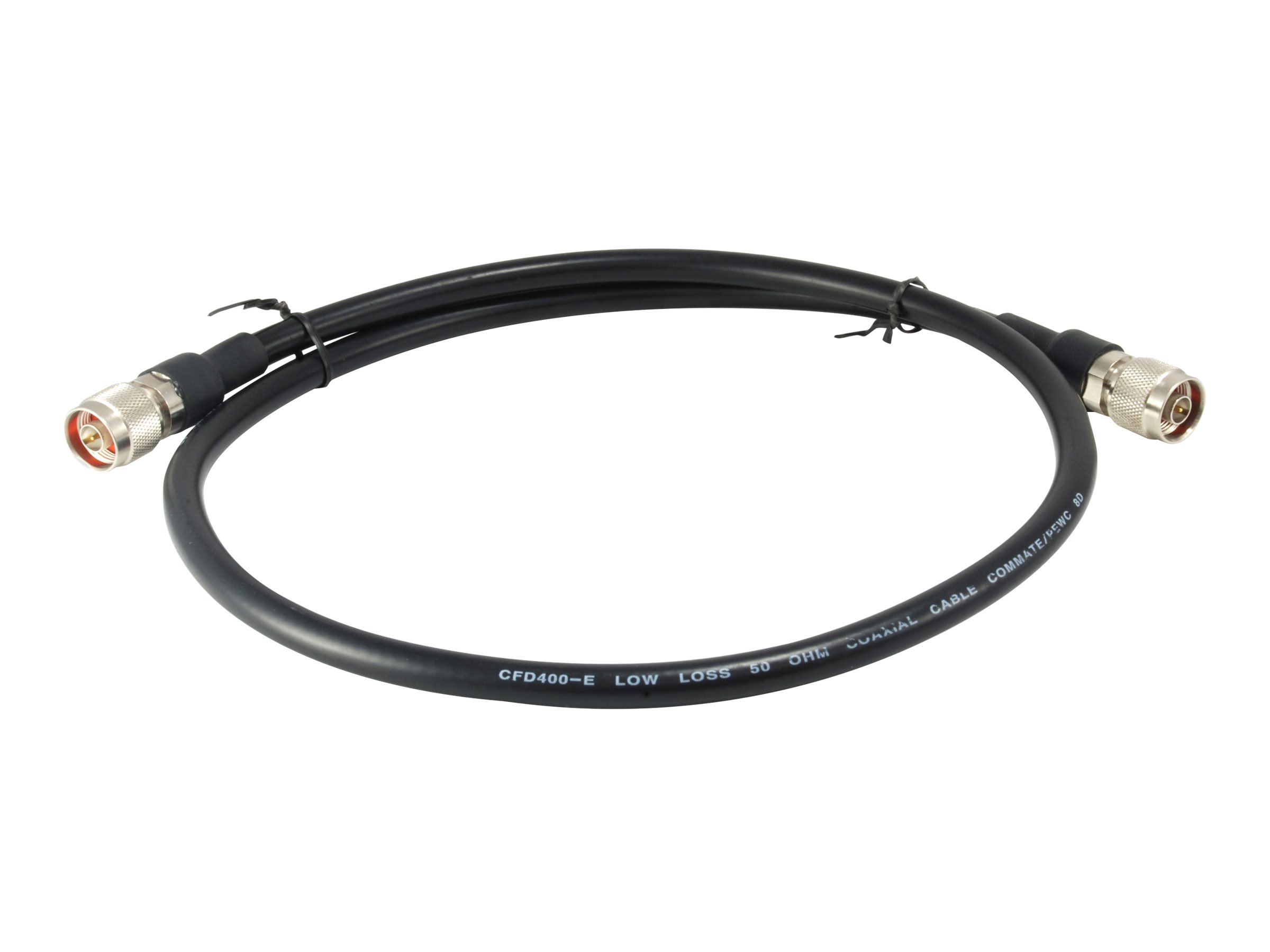 LevelOne Antennekabel Koaksial 1m Sort Sort
