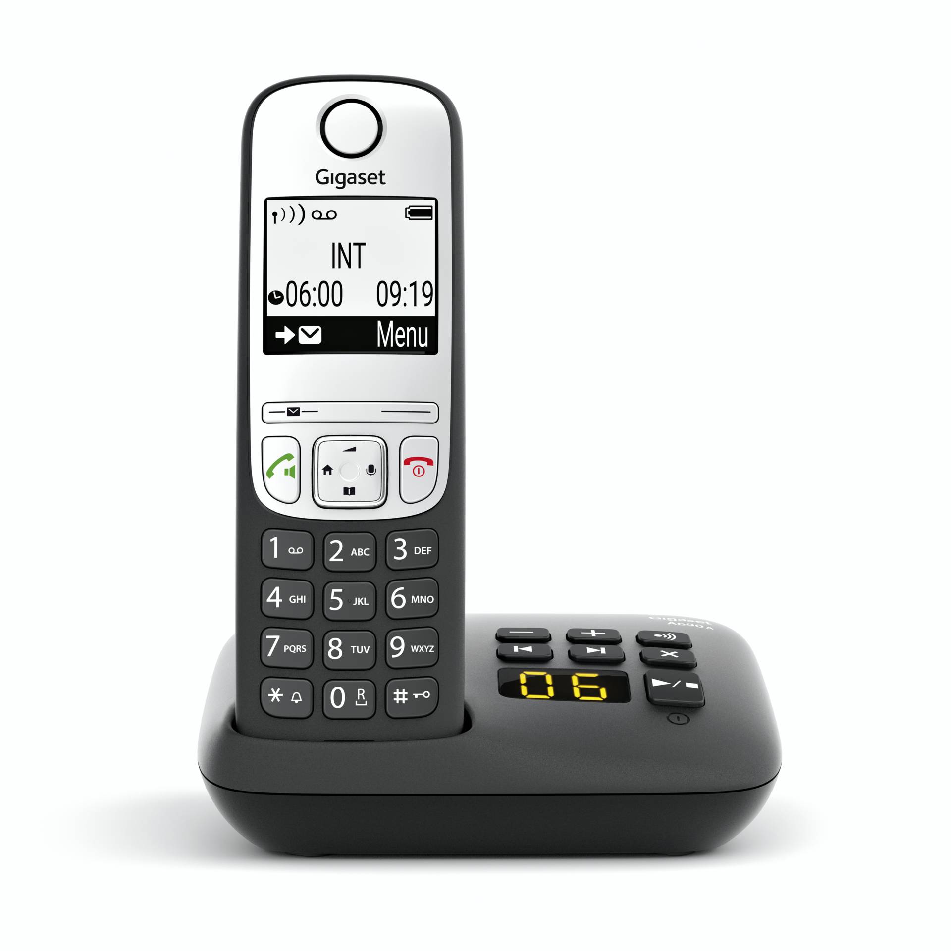 Gigaset A690A trådløs analog/DECT fastnettelefon - Sort