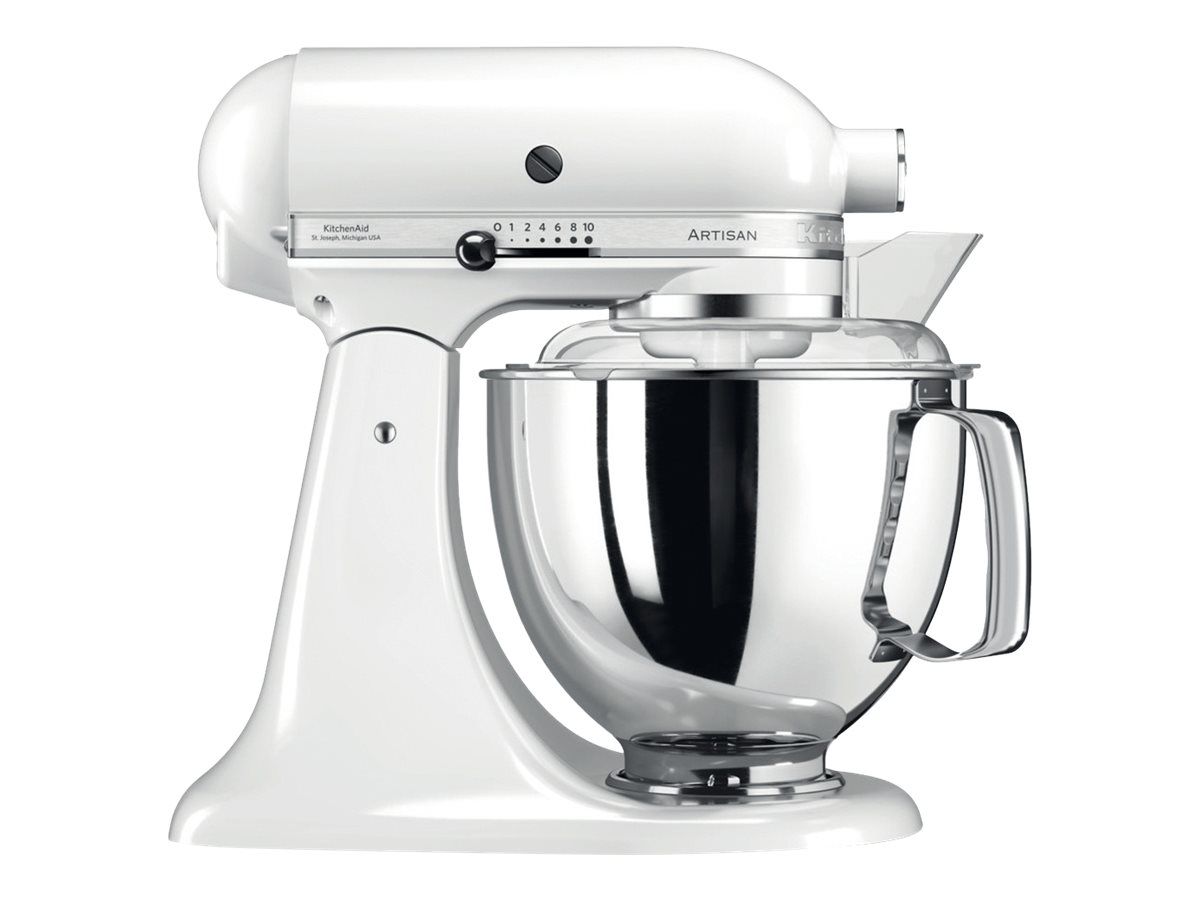 KitchenAid Artisan 5KSM175PSEWH Køkkenmaskine 4.8liter 300W Hvid