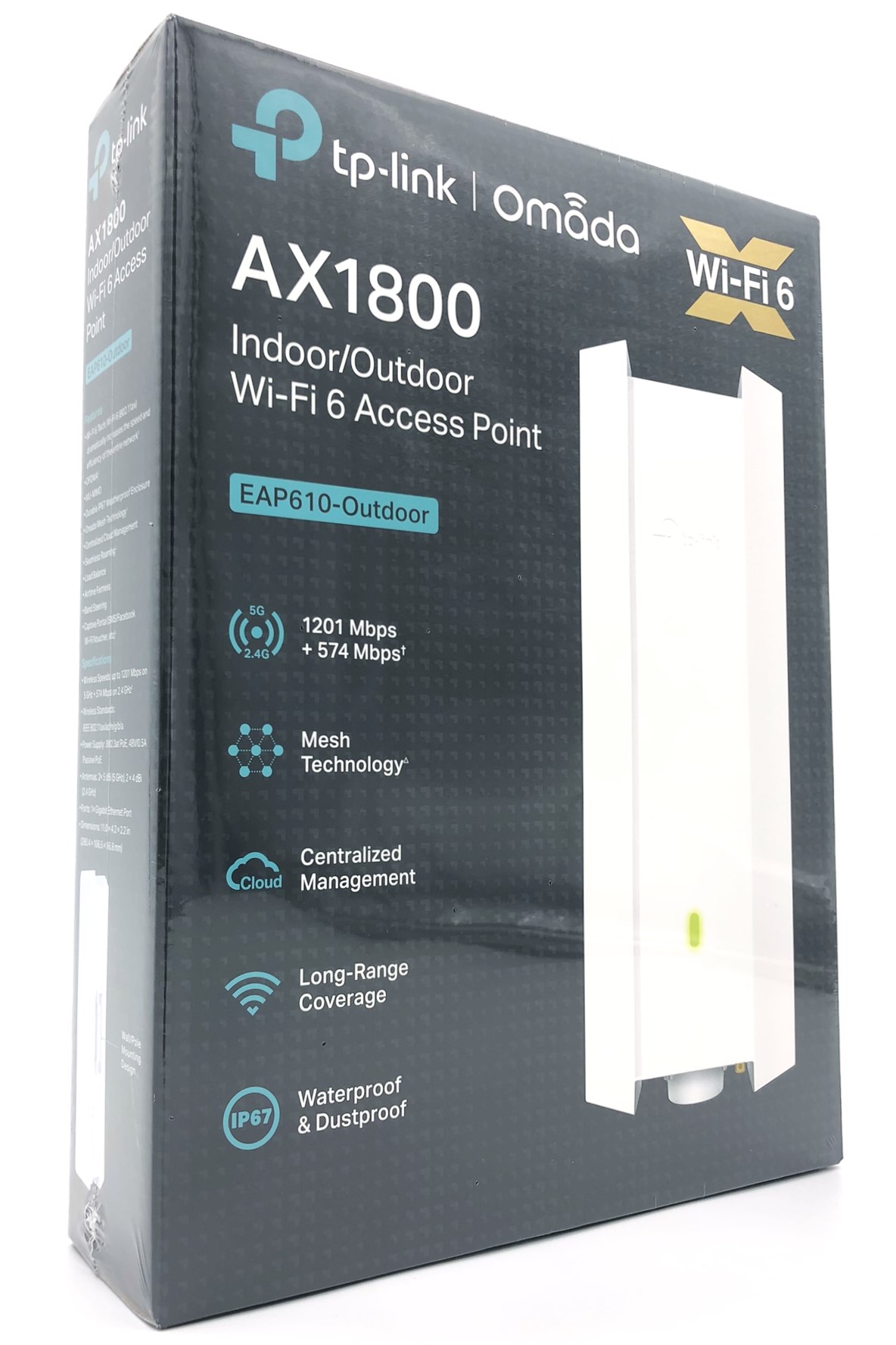 Tp-link Omada Eap610-outdoor 1800 Mbit/s Hvid Strøm Over Ethernet (poe)