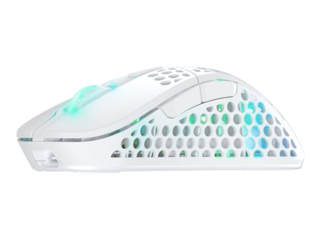 Xtrfy M4 Wireless RGB Gaming Mouse - White - Gaming Mus - Optisk - 6 knapper - Hvid med RGB-LED lys
