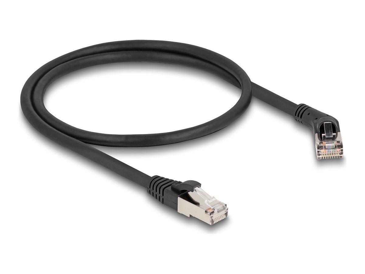 DeLOCK CAT 6a S/FTP 50cm Patchkabel Sort