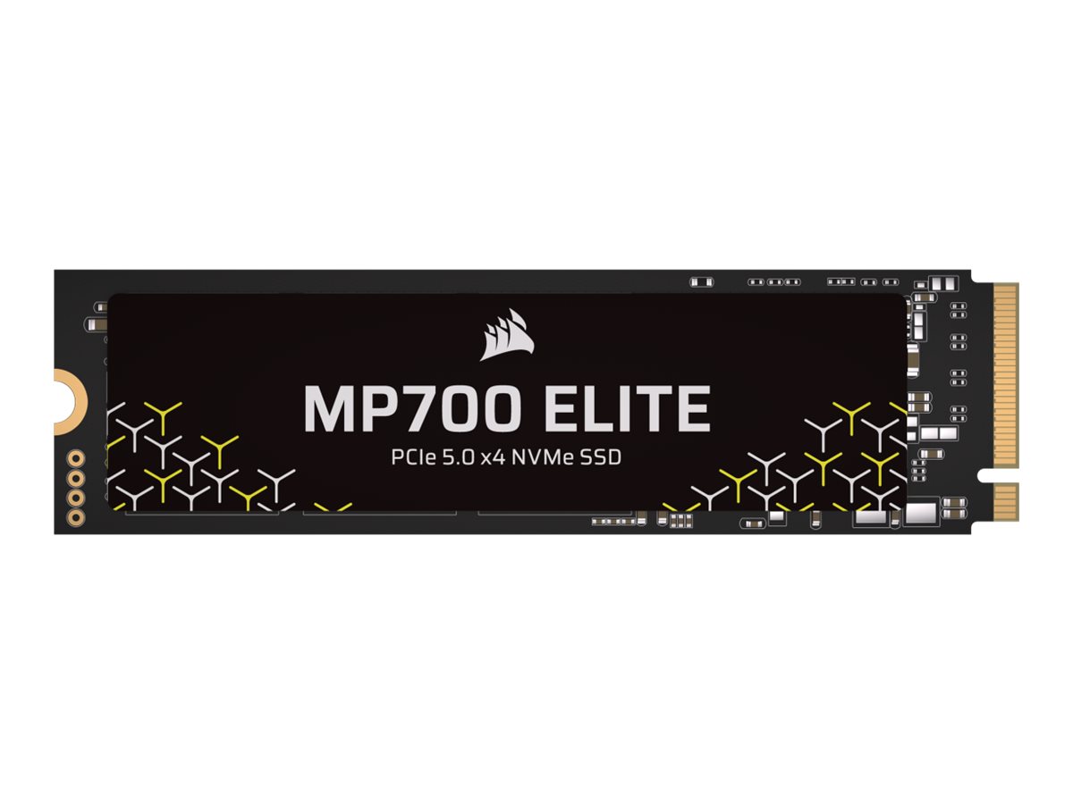 Corsair MP700 ELITE SSD - 1TB - Uden køleprofil - M.2 2280 - PCIe 5.0