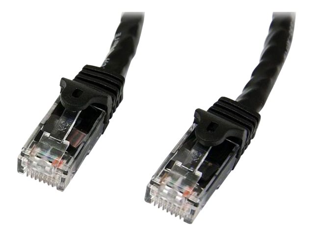 StarTech.com 5m CAT6 Cable - Black Snagless CAT 6 Wire - 100W RJ45 UTP 650MHz Category 6 Network Patch Cord UL/TIA (N6PATC5MBK) CAT 6 Ikke afskærmet