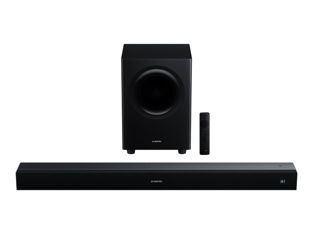 Xiaomi Soundbar Pro - Lydbarsystem - 2.1-kanal - trådløs - Bluetooth - 2-vejs - sort