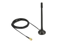 Delock ISM 433 MHz Antenna - Antenne - 12.1 cm - 2 dBi - omni-directional - indendørs - sort