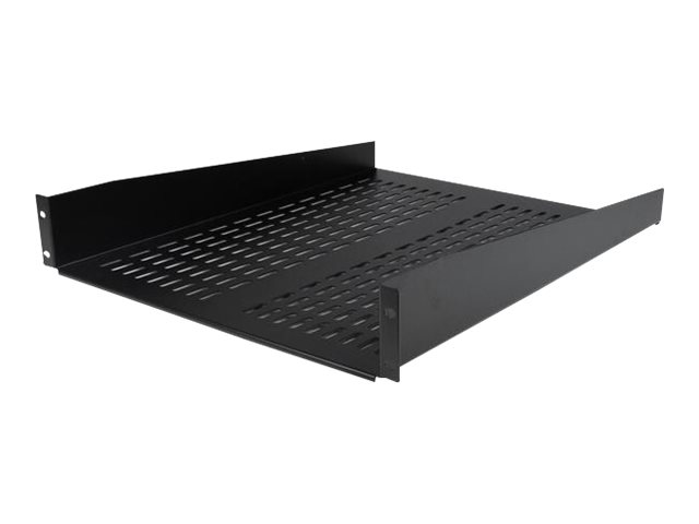 StarTech.com 2U Vented Server Rack Mount Shelf - 22in Deep Cantilever Universal Tray for 19" AV, Data & Network Equipment Rack - 50lbs (CABSHELF22V)
