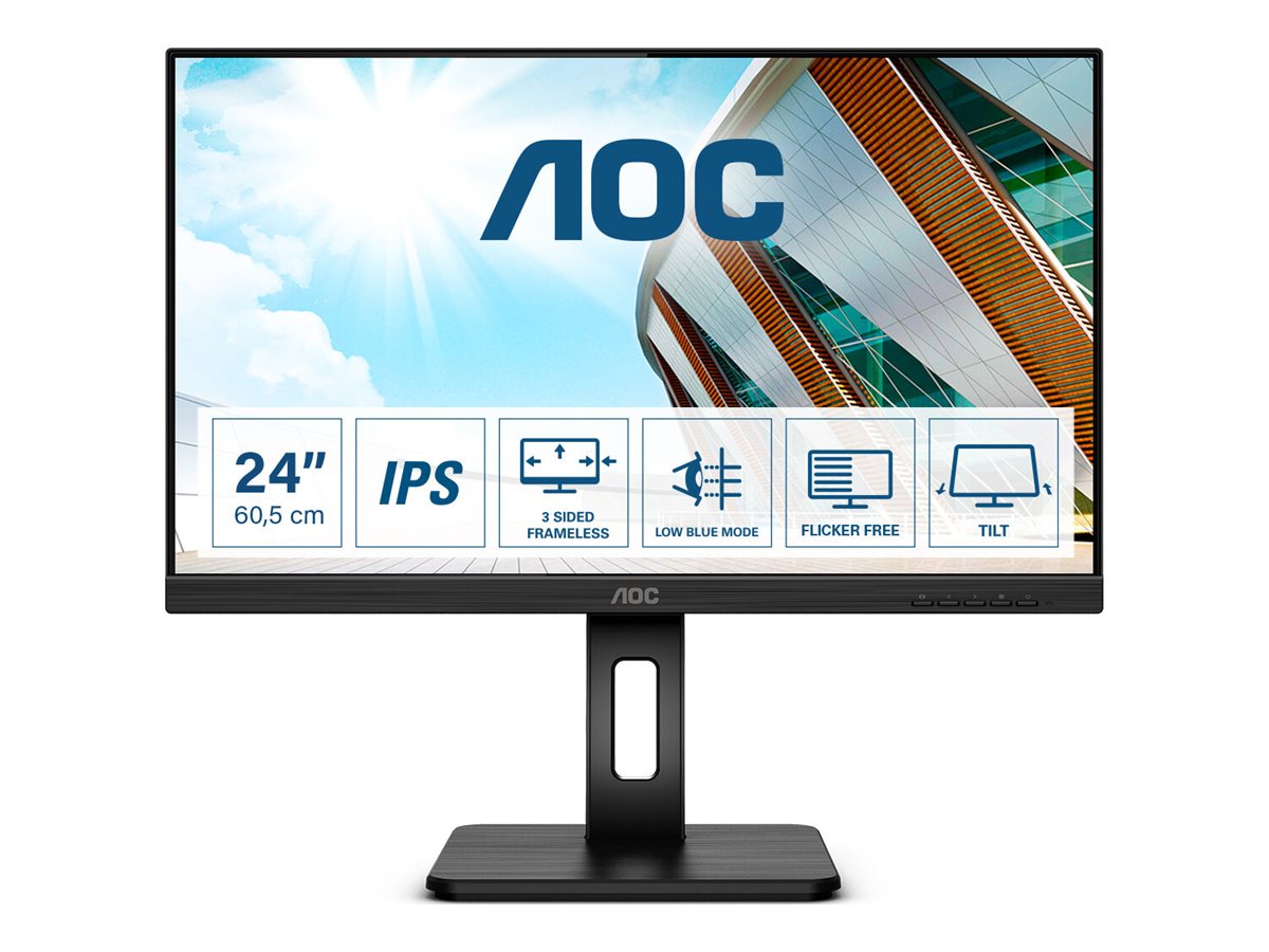 AOC 24P2Q 24" IPS 1920 x 1080 (Full HD) DVI VGA (HD-15) HDMI DisplayPort 75Hz