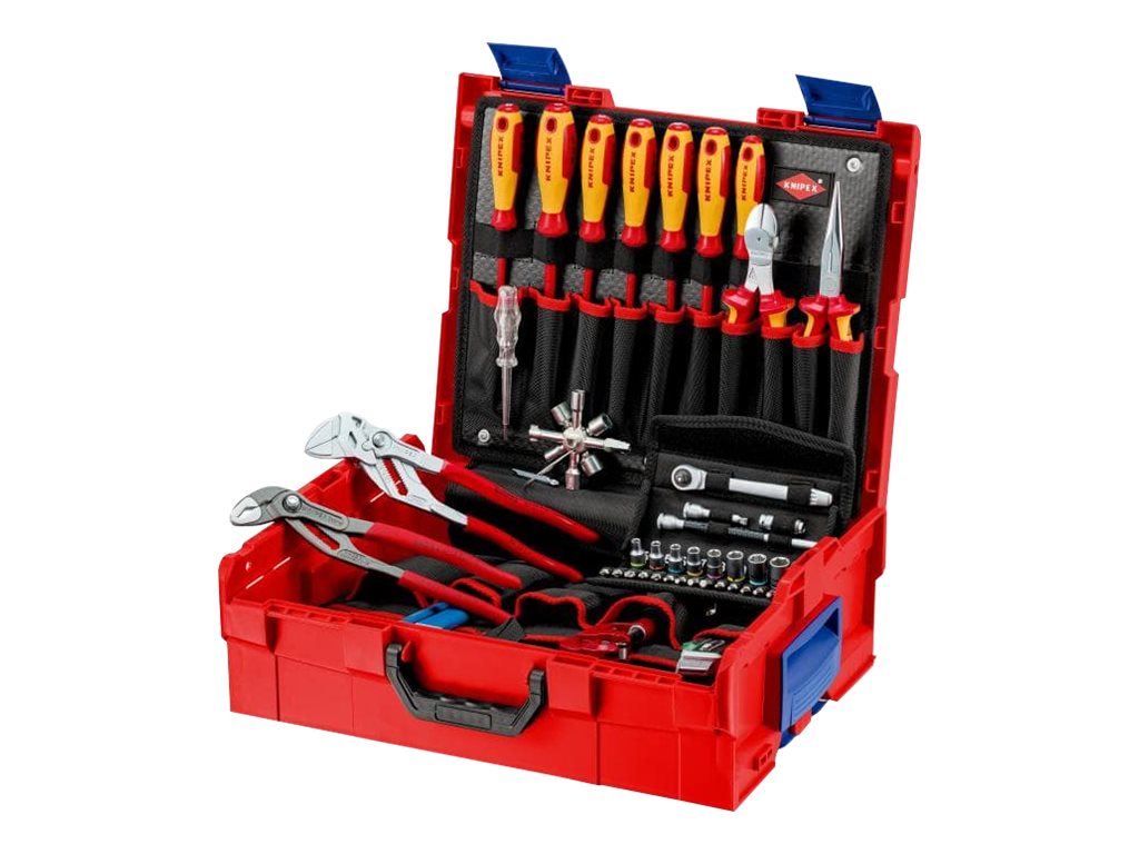 KNIPEX L-BOXX Plumbing - Værktøjssæt - 52 stykker - i etui