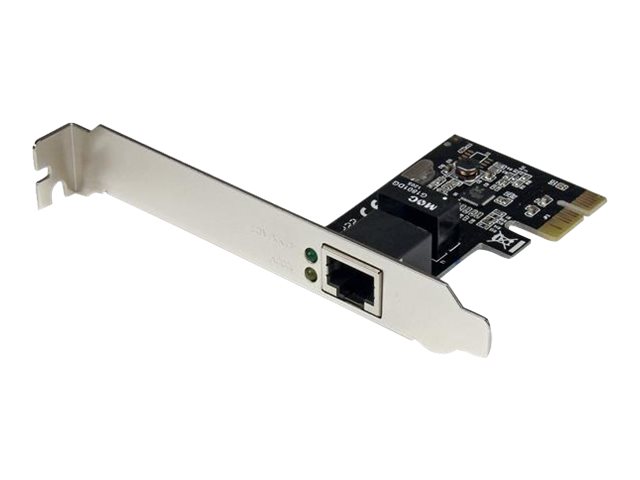 Startech 1 Port PCIe Gigabit Network Server Adapter NIC Card - Dual Profile - Gigabit Desktop Adapter REV E Intel 6 Chip support (ST1000SPEX2) - Netværksadapter - PCI Express x1 lavprofil - Gigabit Ethernet - for P/N: ET91000SM10, ET91000SM20