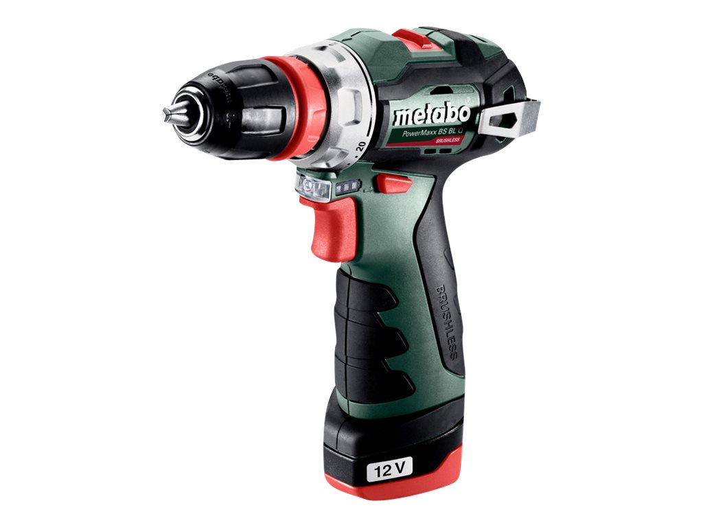 Metabo PowerMaxx BS BL Q Bore-/skruemaskine 12V Batteridrevet 2 batterier inkluderet