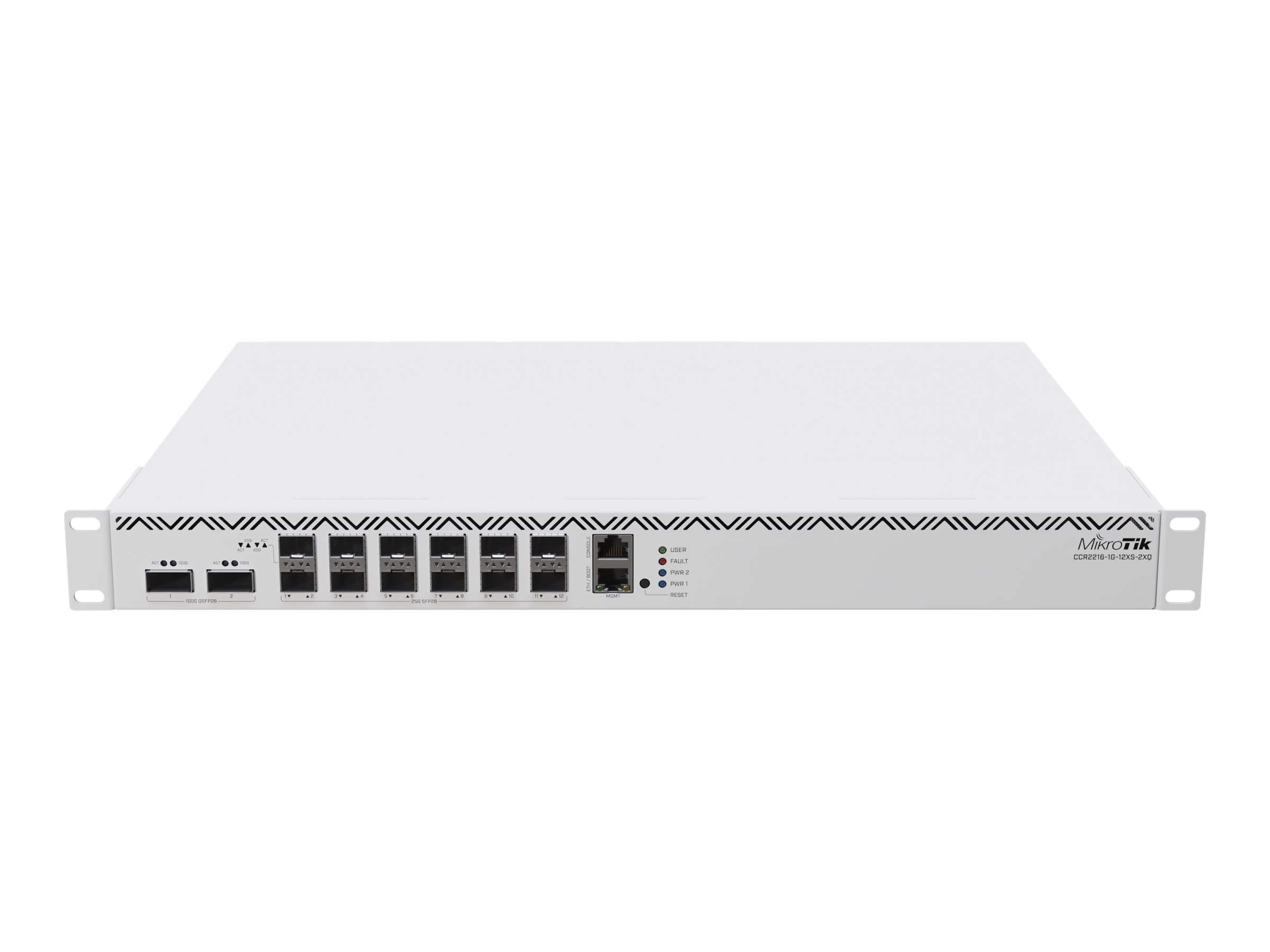 MikroTik Cloud Core Router CCR2216-1G-12XS-2XQ - router - desktop rack-mountable - Router