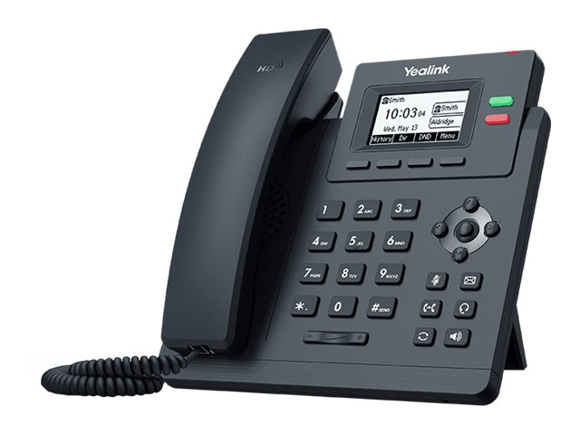Yealink SIP-T31G - VoIP-telefon - 5-vejs opkaldskapacitet - SIP, SIP v2, SRTP - 2 linier - klassisk grå