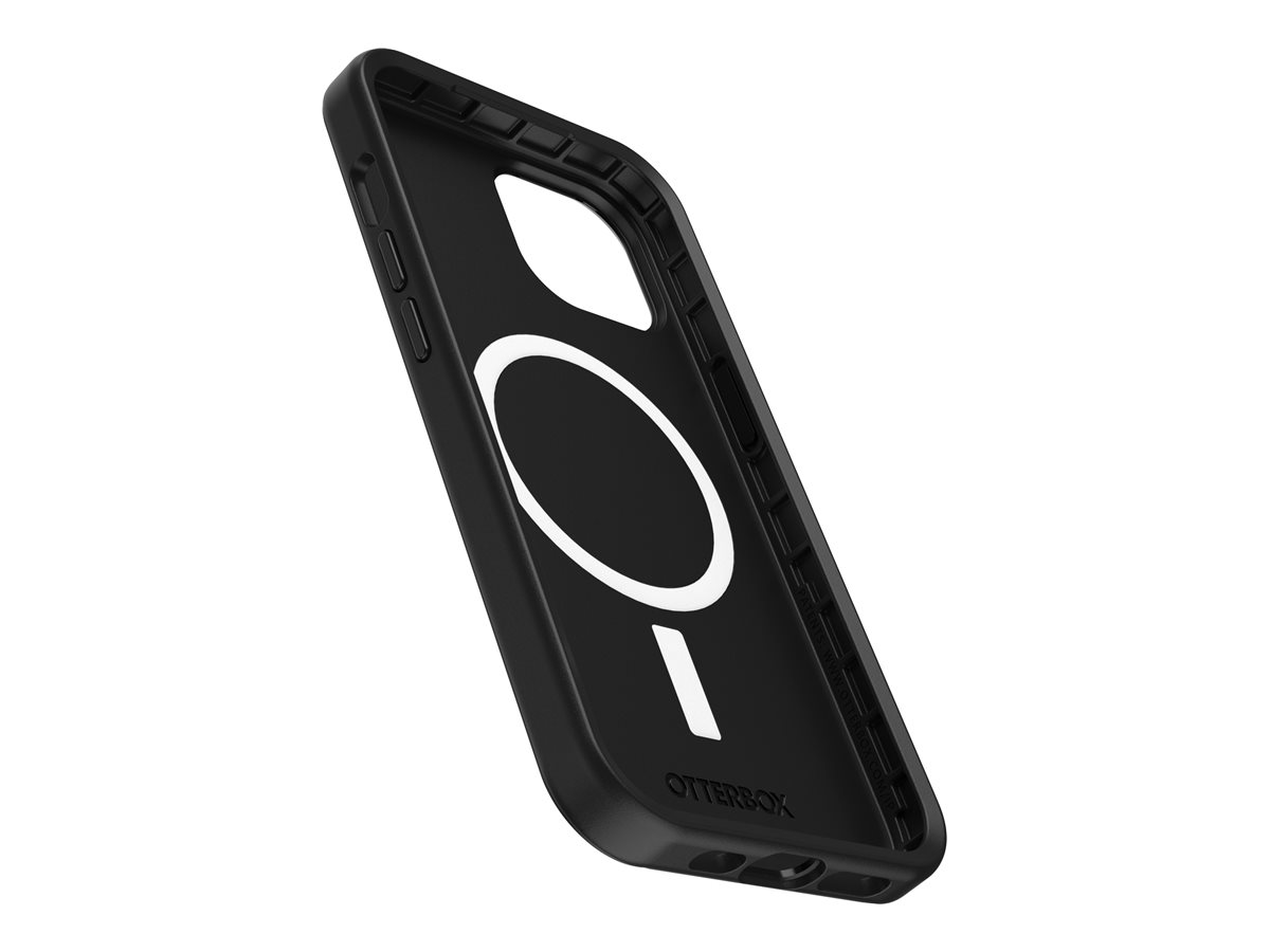 OtterBox Symmetry Series Beskyttelsescover Til mobiltelefon Sort Sølvfosfatglas Polykarbonat Syntetisk gummi Apple iPhone 13, 14, 15