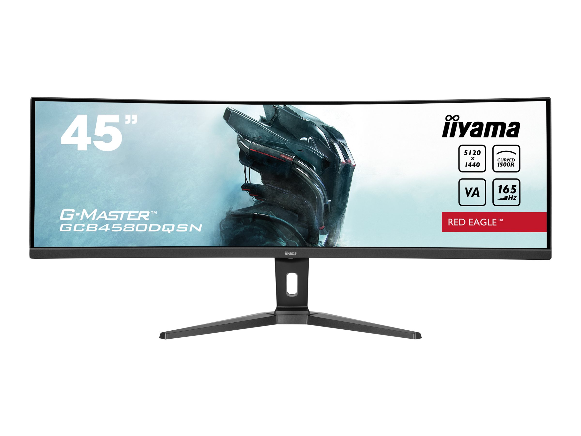 iiyama G-MASTER Red Eagle GCB4580DQSN-B1 45" VA 5120 x 1440 (UltraWide) HDMI DisplayPort USB-C 165Hz