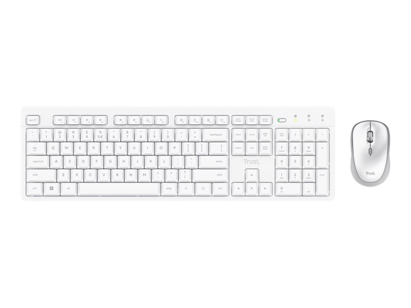 Trust Ody II Sæt med mus og tastatur Membran Trådløs Amk. engelsk
