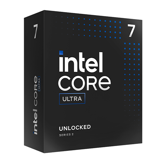 Intel Core Ultra 7-265KF Arrow Lake CPU - 5.5GHz 20-kerne - LGA1851 - Intel Boxed without heatsink/fan - GEEKD.dk