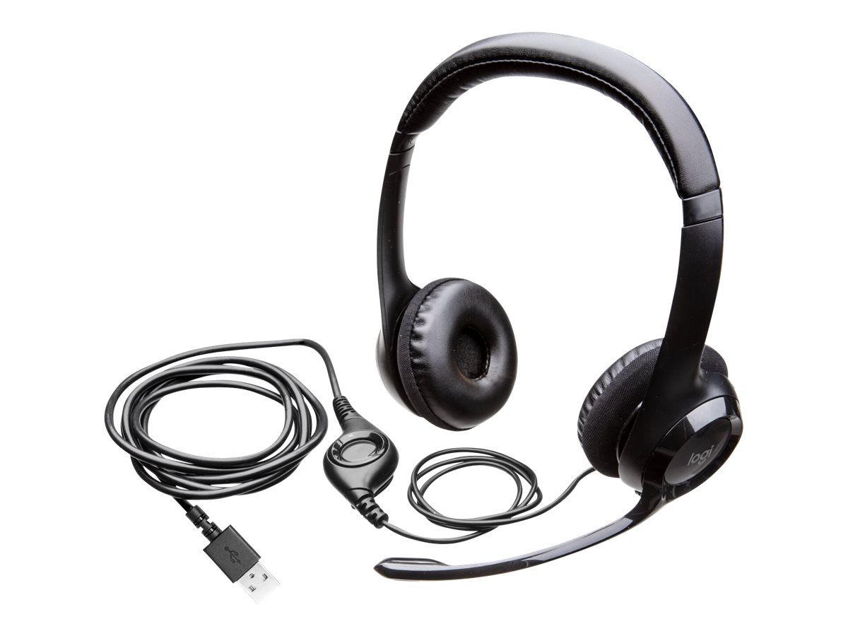 LOGITECH LOGITECH H390 USB-headset. 981-000406 Modsvarer: N/A