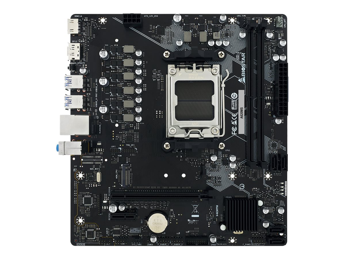 Biostar A620MS Micro ATX Socket AM5 AMD A620