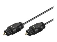 Goobay Toslink-kabel 2,2 mm Toslink-hanstik > Toslink-hanstik, ø 2,2 mm, 1 m