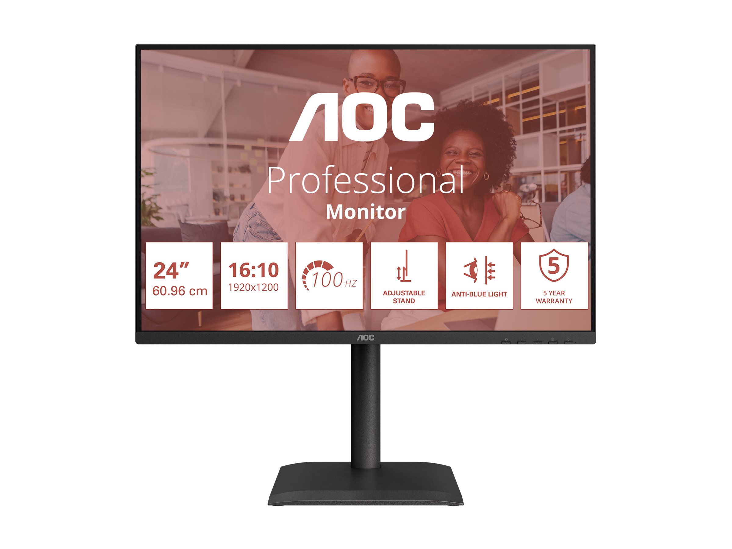 AOC E4 X24E4U 24" IPS 1920 x 1200 (WUXGA) HDMI DisplayPort 100 Hz