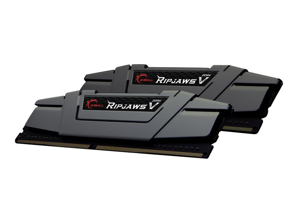G.Skill Ripjaws V DDR4-3200 - 16GB - CL16 - Dual Channel (2 pcs) - Intel XMP - Grå