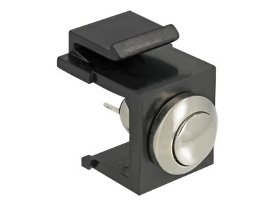 Keystone Push-button, sort - Delock