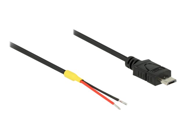 DeLOCK Cable USB 2.0 Micro-B >2xopen wires power 20 cm Raspberry Pi