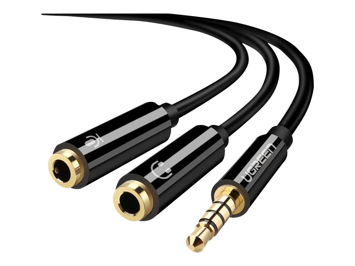 Ugreen 30620 Audiokabel Sort 0,15 m