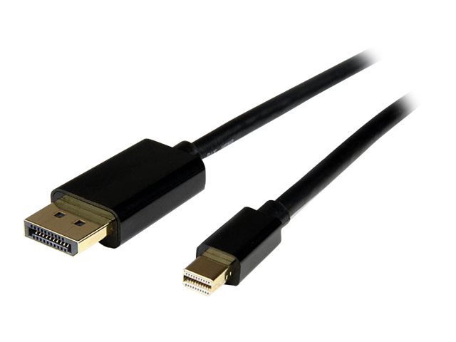 StarTech.com Mini DisplayPort han -> DisplayPort han 4 m Sort billede