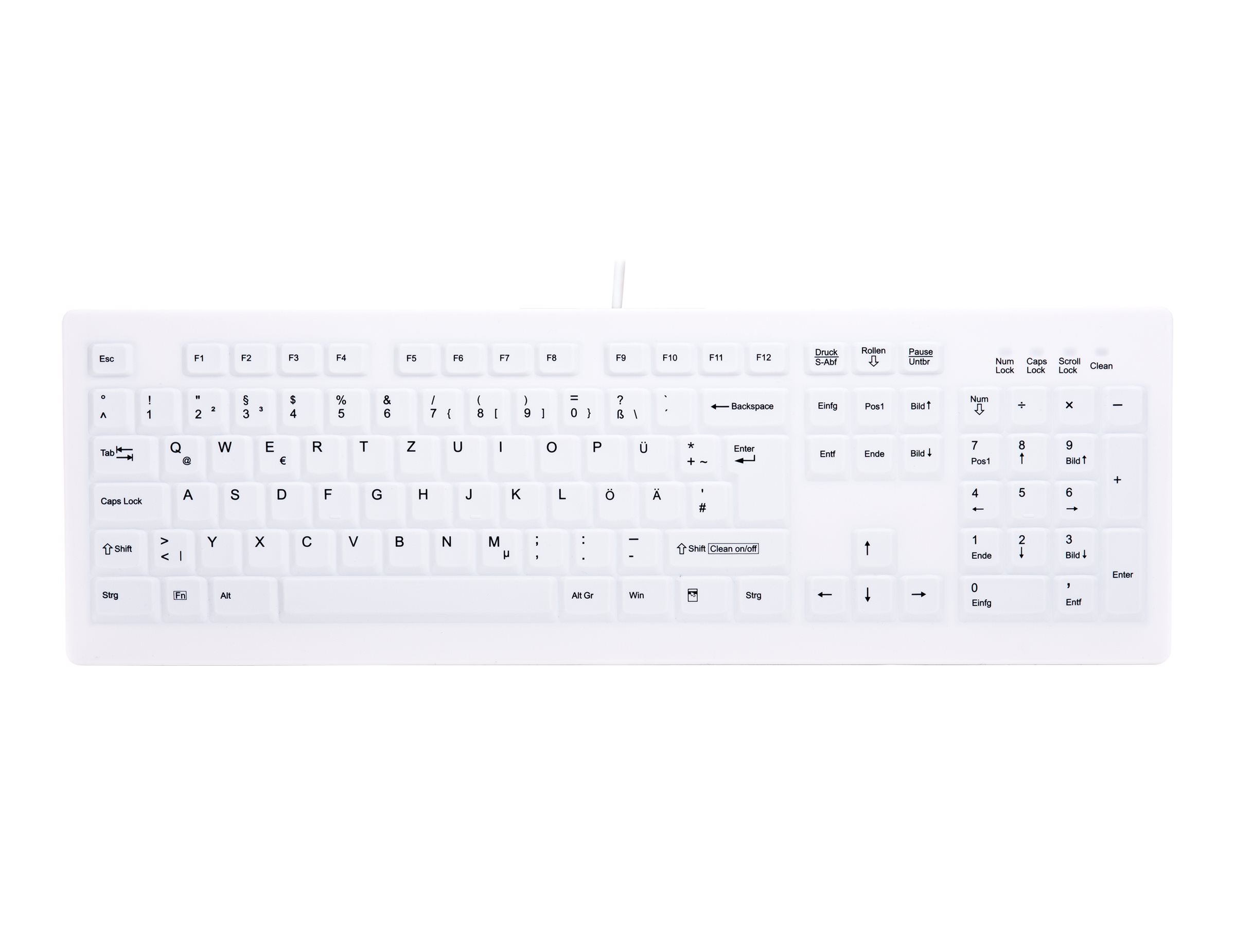 Active Key MedicalKey AK-C8100 Sanitizable Tastatur Saks Kablet Tysk