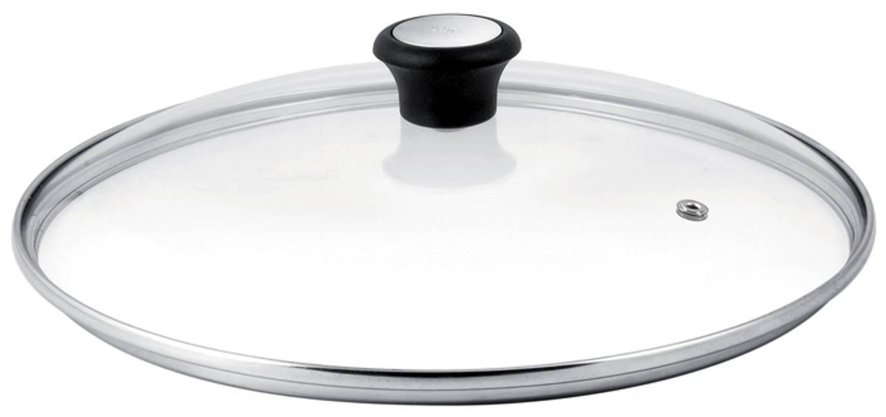 Grydelåg i glas 24 cm - Tefal, transparent