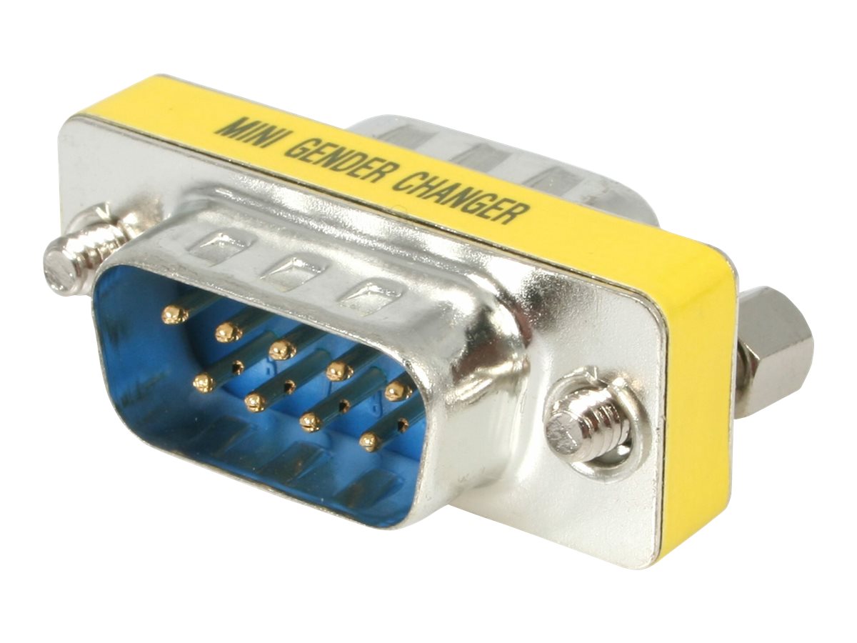 StarTech.com Slimline Serial DB9 Gender Changer - M/M - Serial gender changer - DB-9 (M) to DB-9 (M) - GC9SM Seriel gender changer